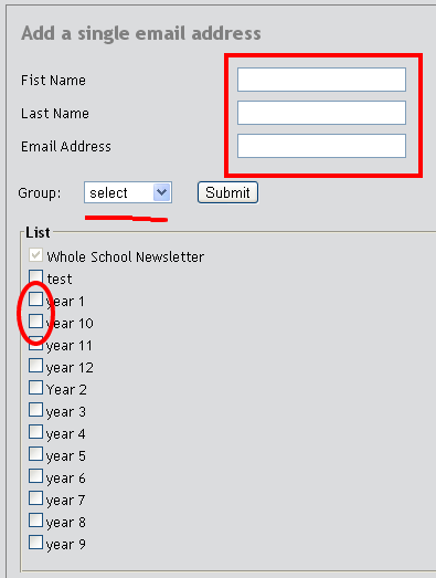 Add Single Email Address2